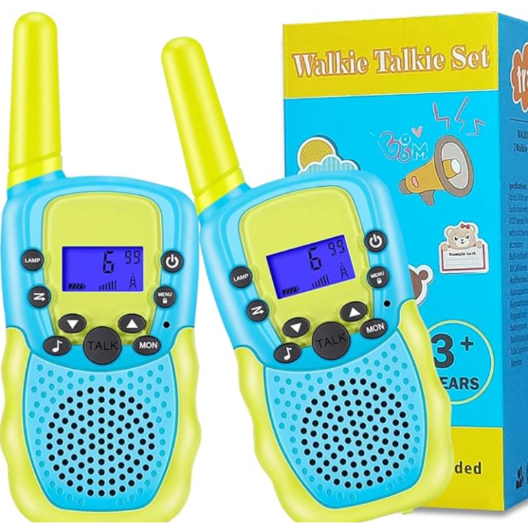 Toys for 3-12 Year Old Boys & Girls,Walkie Talkies for Kids,3 KM Range 22 Channels 2 Way Radio with Backlit LCD Flashlight Outdoor Indoor Toys,Birthday Gifts for Boy and Girls Age 3 4 5 6 7 8+